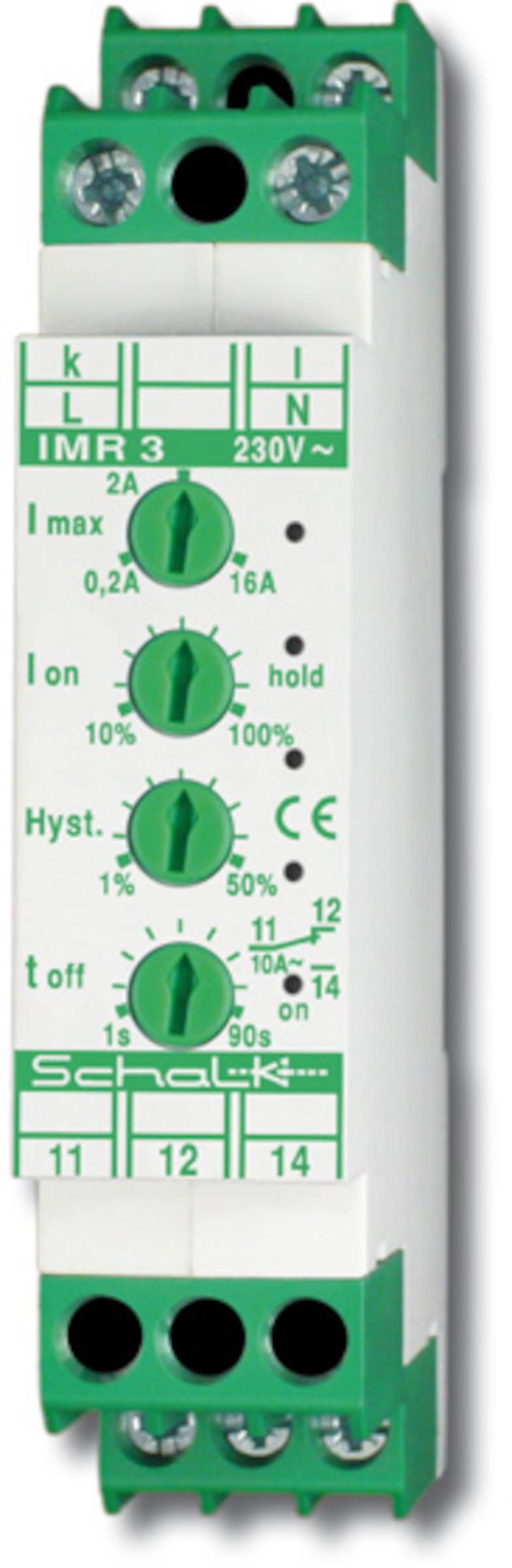 SmartFan Basic Stromrelais Hutschiene | Home Perfekt SmartFan Basic Stromrelais Hutschiene, Frontalansicht, auf weißem Hintergrund