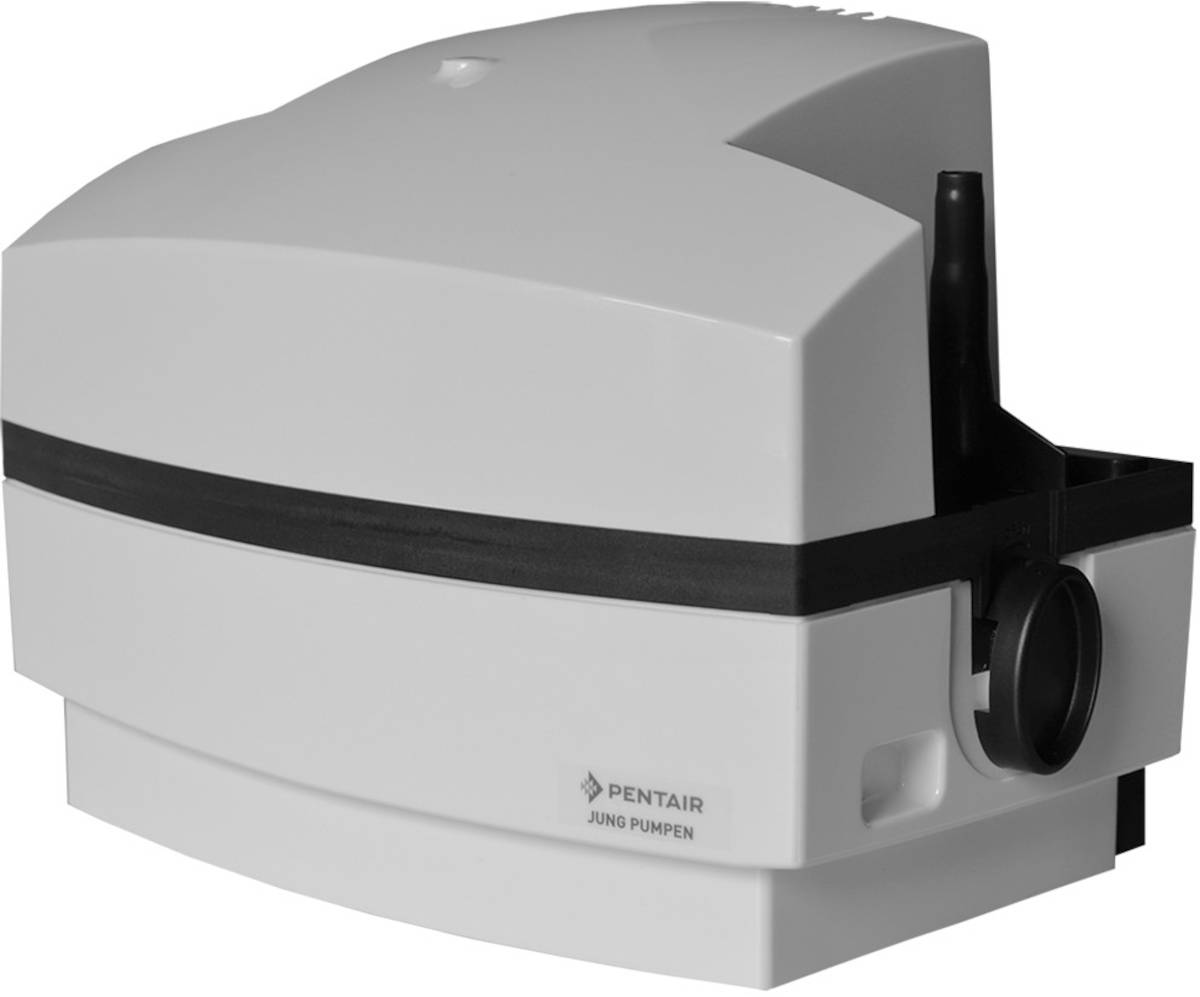 JUNG JP Kondensatpumpe K2 plus | Home Perfect JUNG JP Kondensatpumpe K2 plus, Vorderansicht, vor weißem Hintergrund