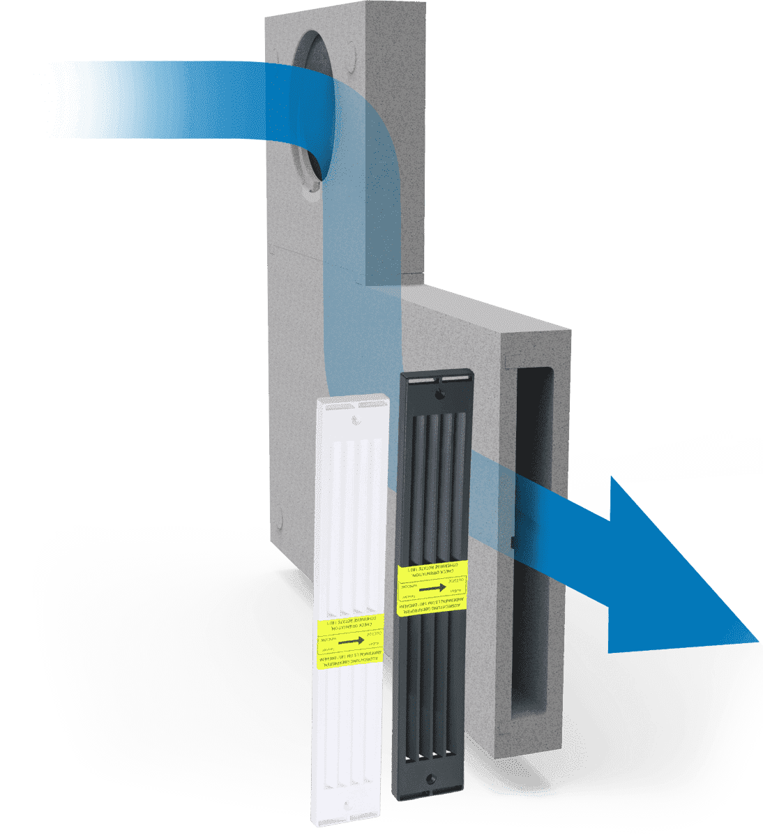 ZEWO Smartfan 2.0 Laibung silentAir Gitter ASA, weiß | Home Perfect ZEWO Smartfan 2.0 Laibung silentAir Gitter ASA, weiß | Home Perfect