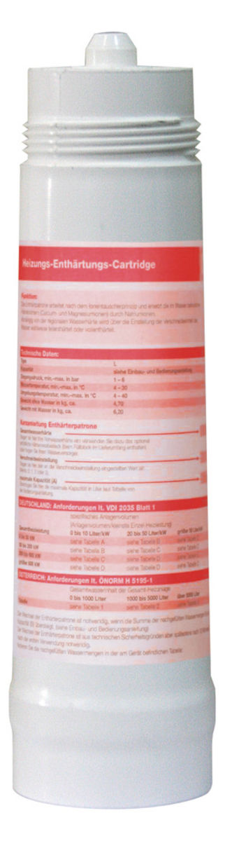 BWT Wechselkartusche AQA therm HRC, Small | Home Perfect BWT Wechselkartusche AQA therm HRC, Small, Frontansicht, vor weißem Hintergrund