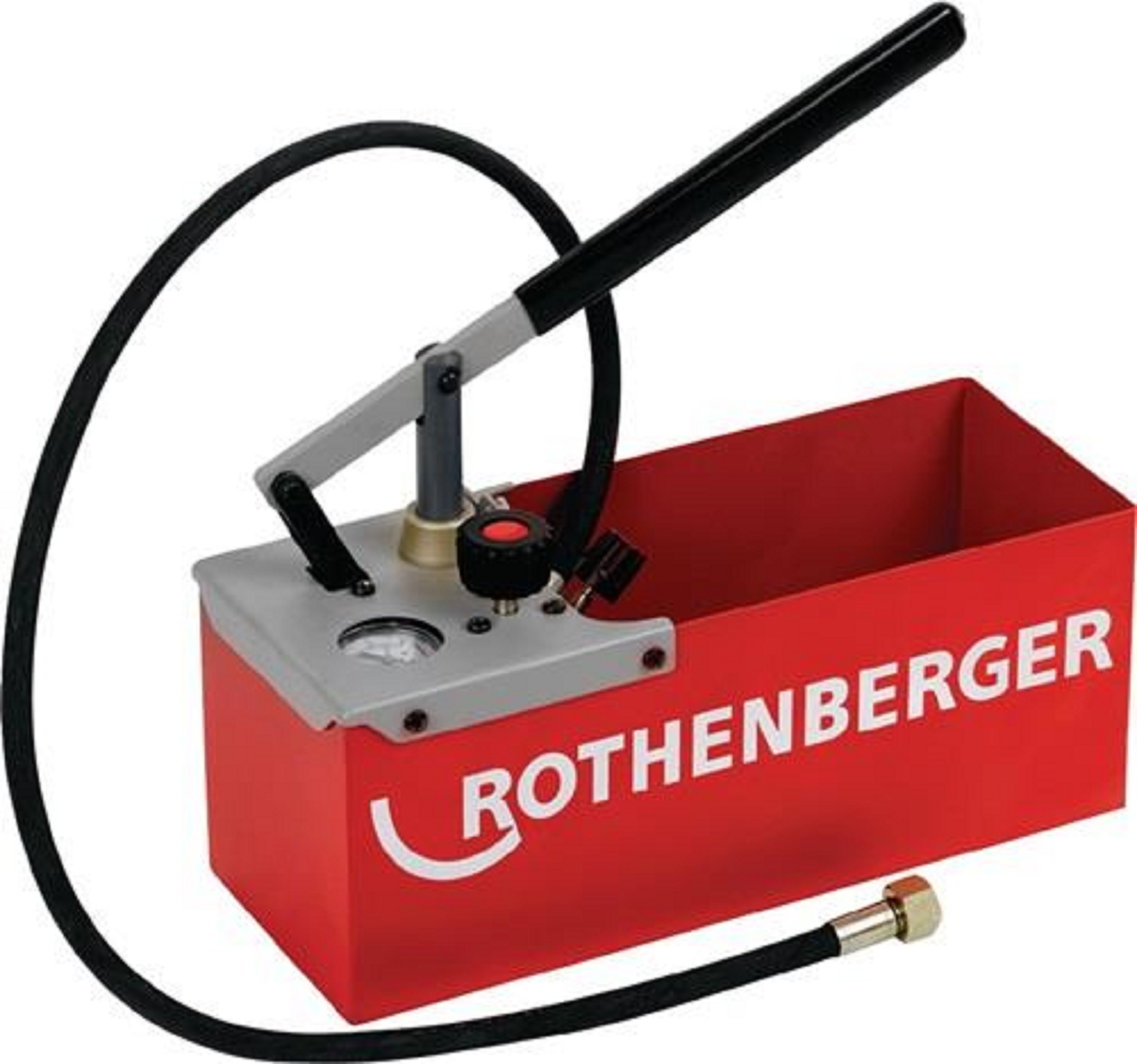 Prüfpumpe TP 25 0-25bar R 1/2 Zoll Saugvolumen p.Hub ca.16 ml | ROTHENBERGER