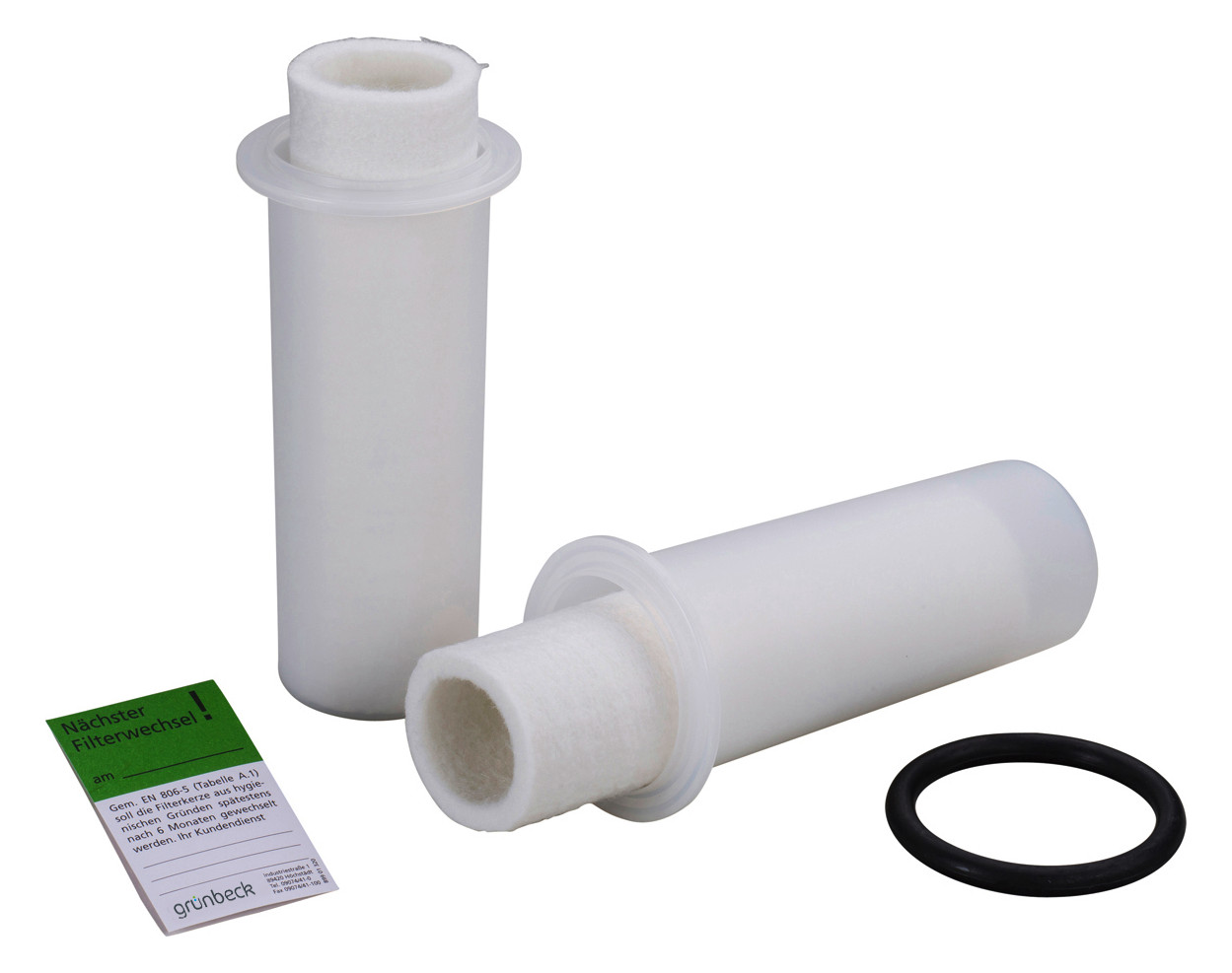 Grünbeck Ersatzfilterkerze 80 µm 2 Stk. | Home Perfect Grünbeck Ersatzfilterkerze 80 µm 2 Stk., Komplettset, vor weißem hintergrund