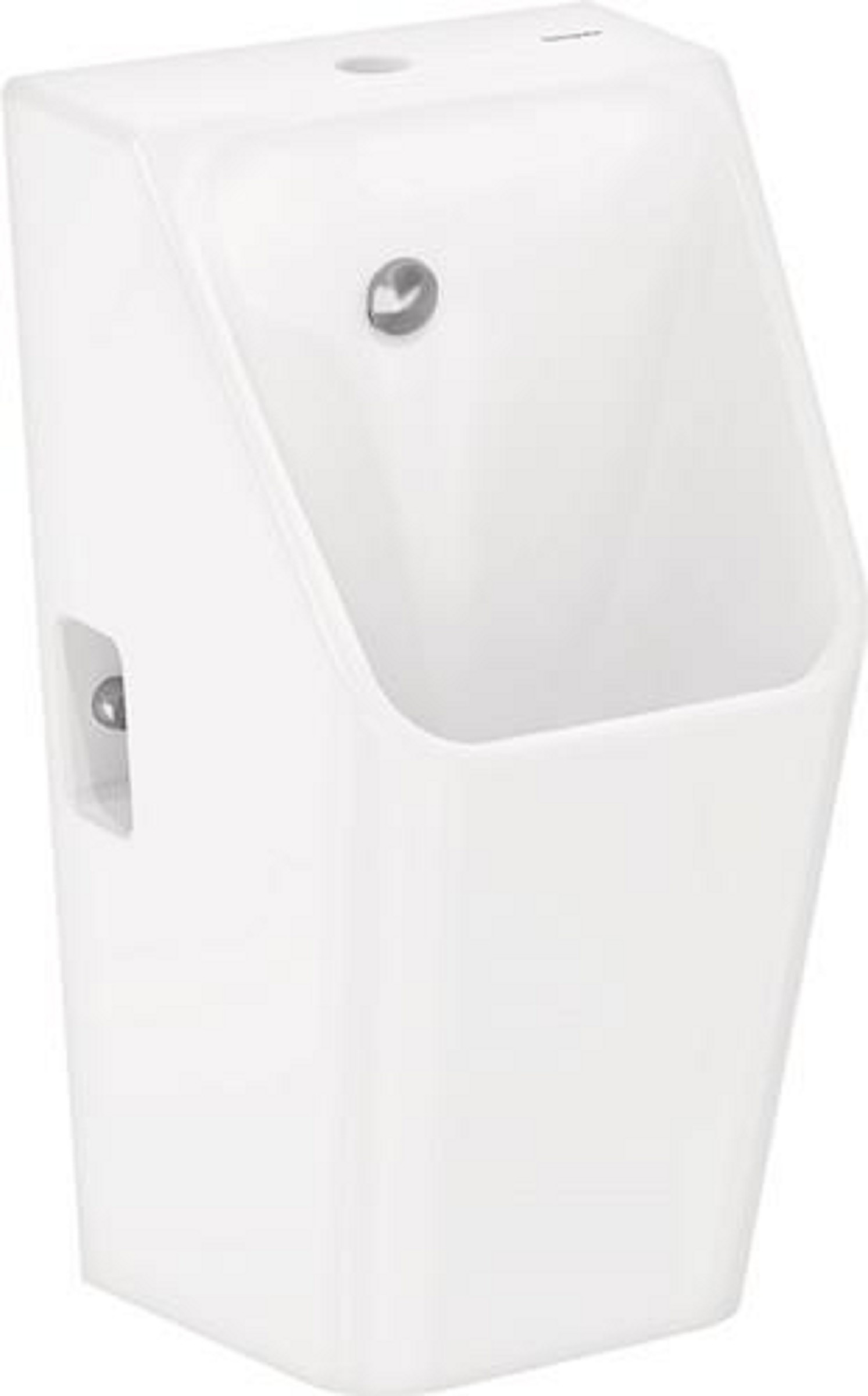 Urinal | EluPura Original Q | mit Zulauf von oben | Ablauf nach unten, weiß