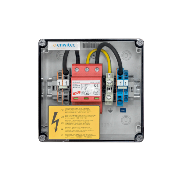 enwitec Überspannungsschutz DC Typ II 1 MPPT Klemmen enwitec Überspannungsschutz DC Typ II 1 MPPT Klemmen