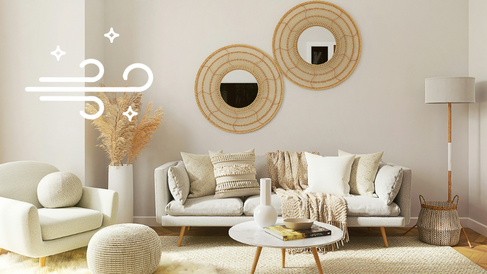 Klimaanlage Foto eines Wohnzimmers