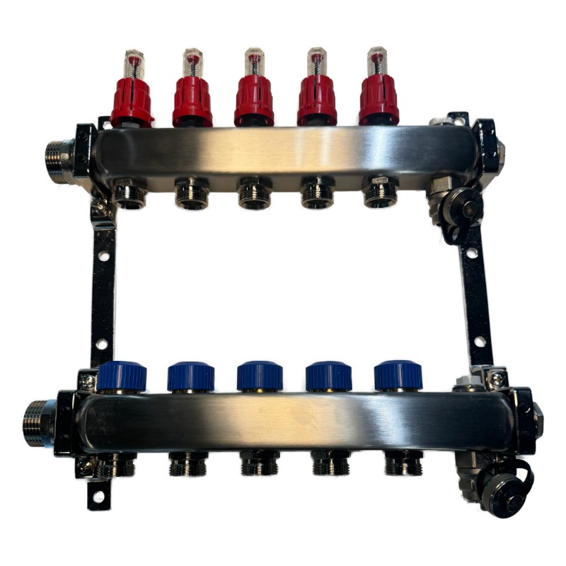 10-130 m² Tackersystem Fußbodenheizung Set – Multidämmrolle 25-2 WLG045 – PE-RT 17×2 – VA 10 – mit Regeltechnik