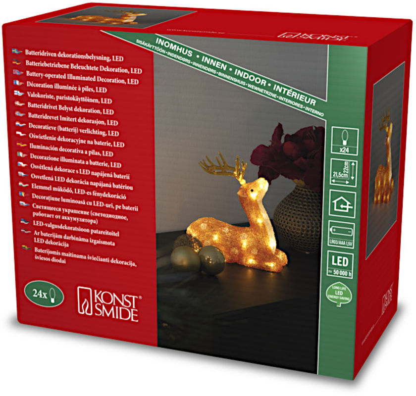 Produktverpackung der LED Szenerie "Weihnachtsdorf mit Kirche"
