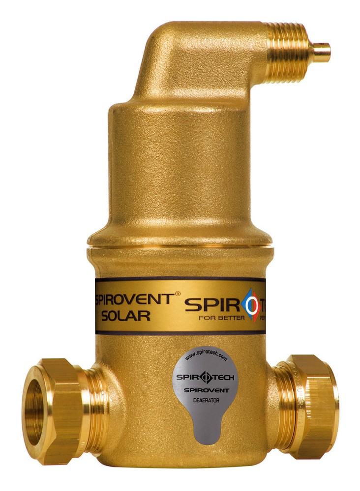 Spirovent Solarentlüfter Autoclose AA022FBA08 Mikroabscheider 22mm Klemmring Spirovent Solarentlüfter Autoclose AA022FBA08 Mikroabscheider 22mm Klemmring
