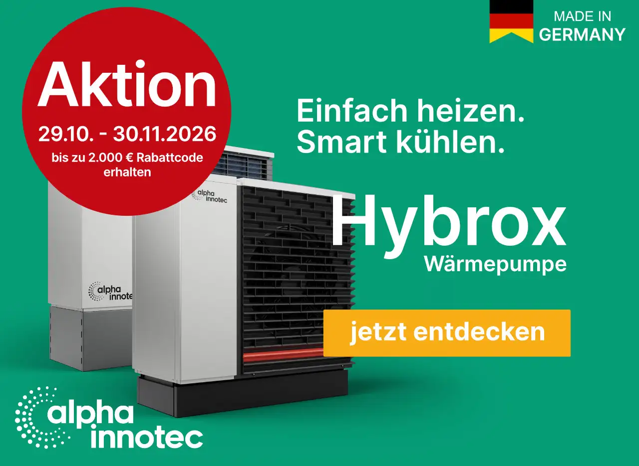 Hybrox Wärmepumpe entdecken und von Aktion profitieren