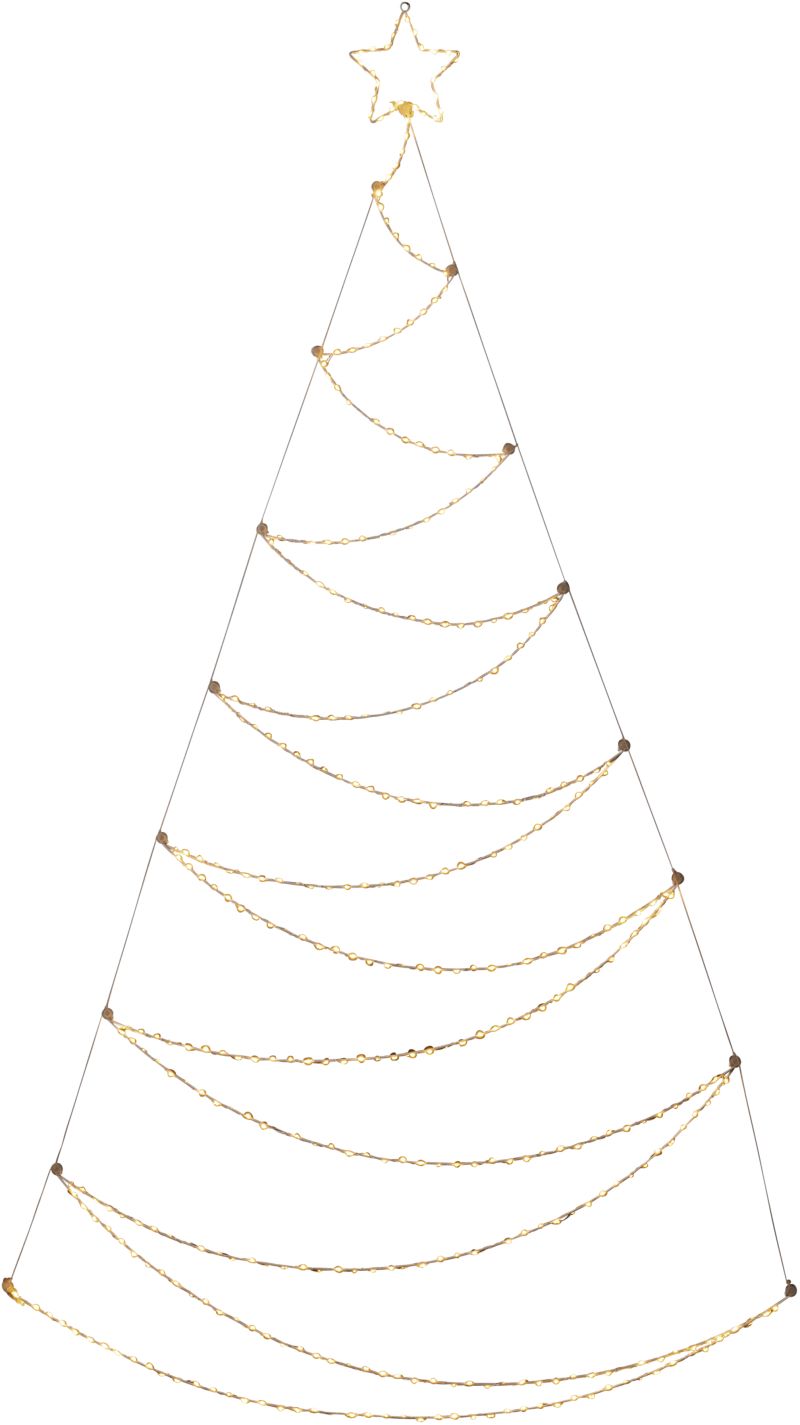 Der LED Metallweihnachtsbaum von vorne