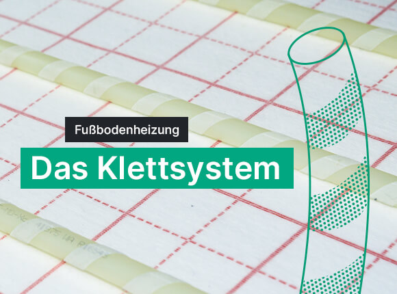 Magazin: "Das Klettsystem" Fußbodenheizung - Das Klettsystem