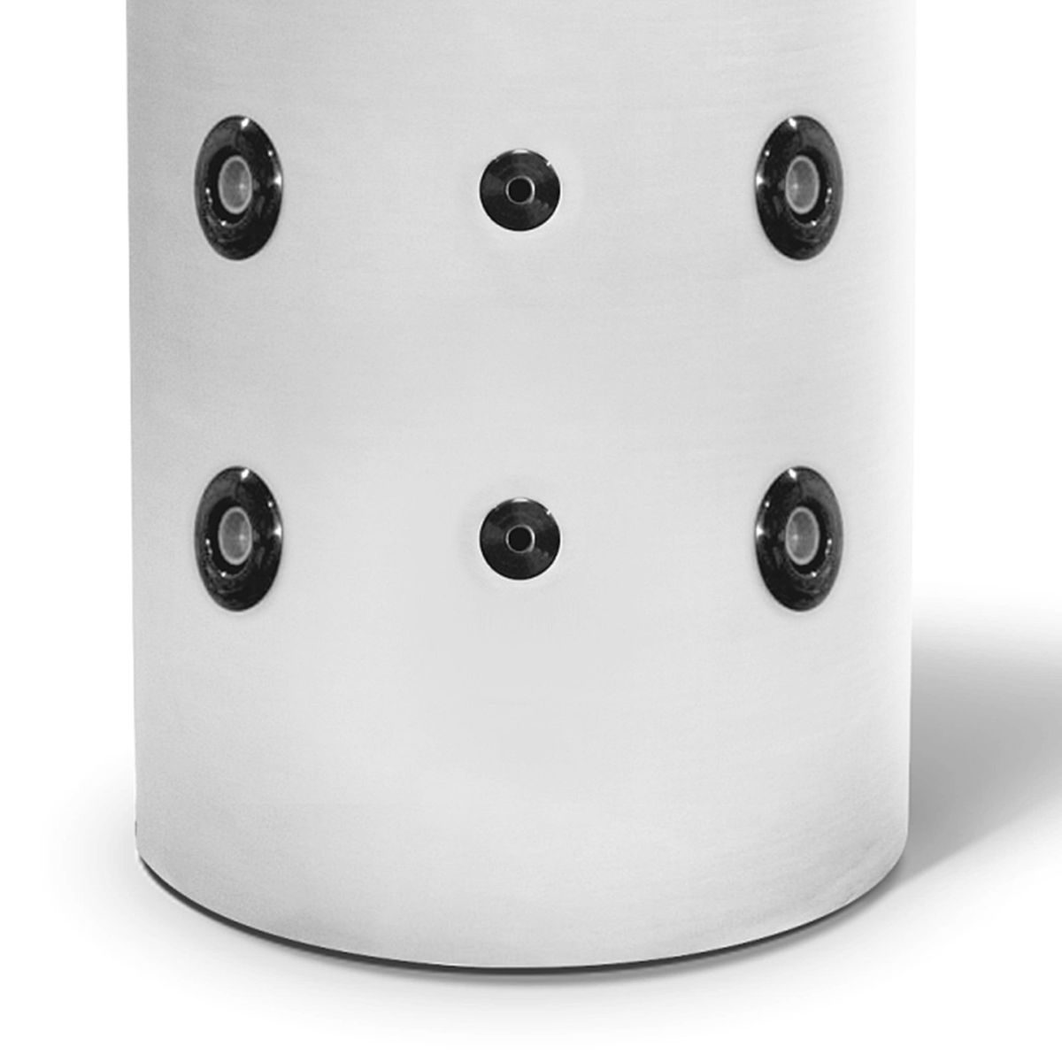 Heizungspufferspeicher 800 L, Unterteil, auf weißem Hintergrund
