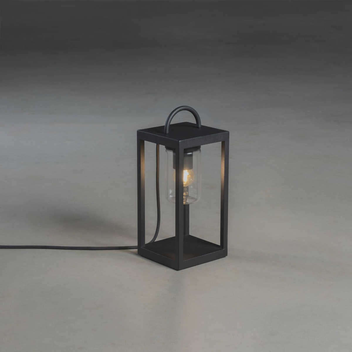 Konstsmide Bologna Bodenlaterne klein schwarz | Home Perfect