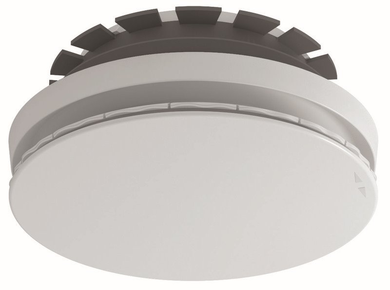ZEHNDER Zuluft-Tellerventil ComfoValve Luna S 125, weiss, DN 125, an einer Decke montiert