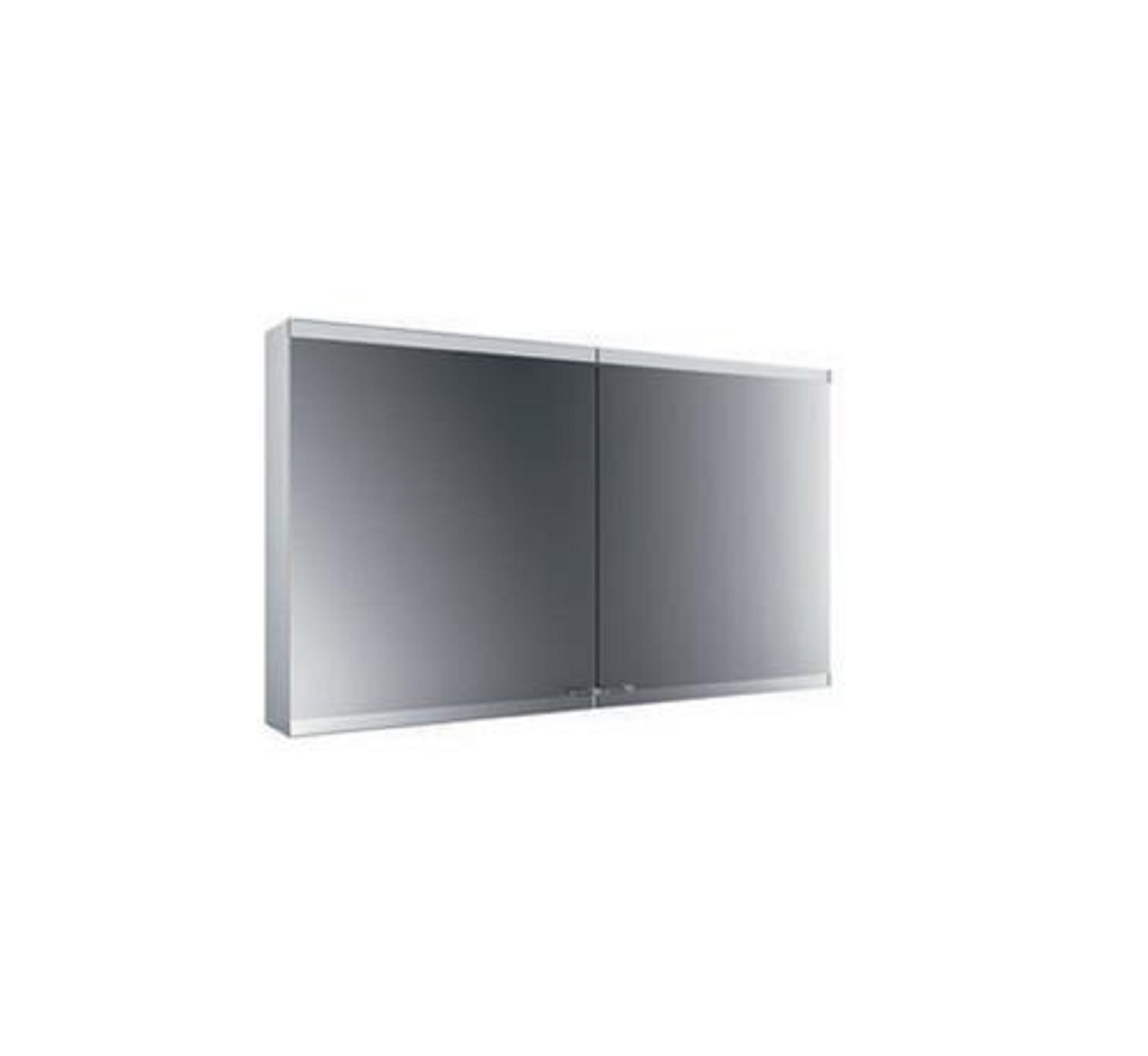 Lichtspiegelschrank | asis evo | 1200 mm | Aufputz, 2-türig, IP 20 X