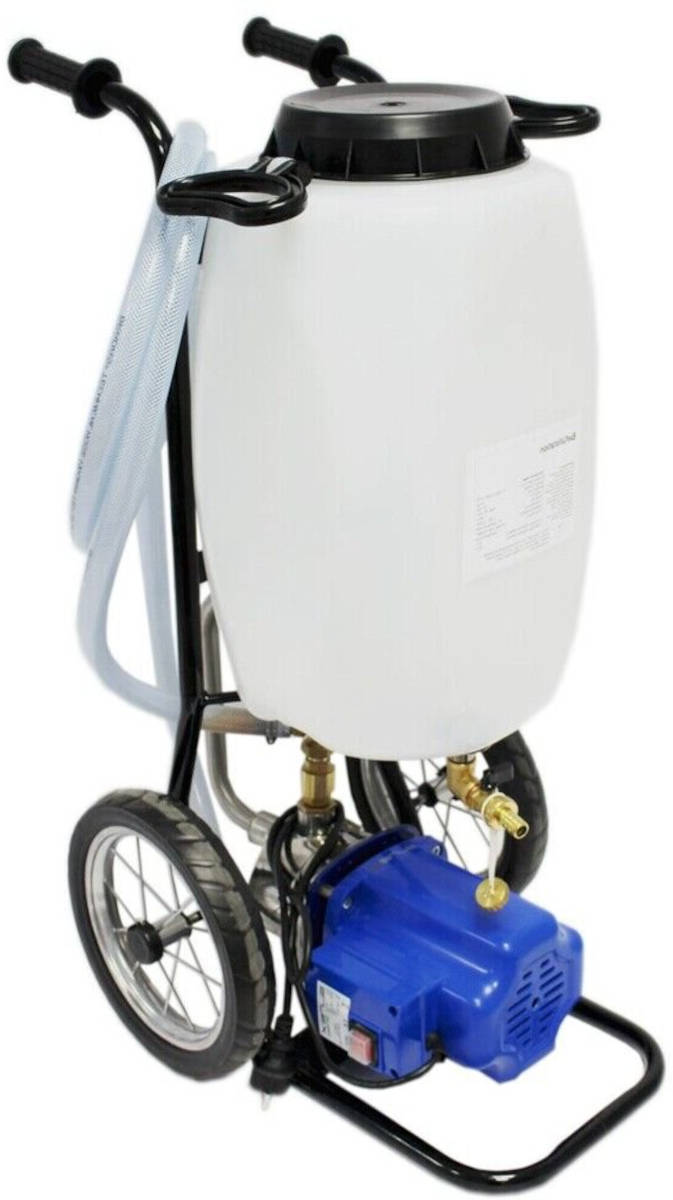 Solar-Befüll- und Spülstation, 25 Liter | Home Perfect Solar-Befüll- und Spülstation, 25 Liter, Schrägansicht, vor weißem Hintergrund