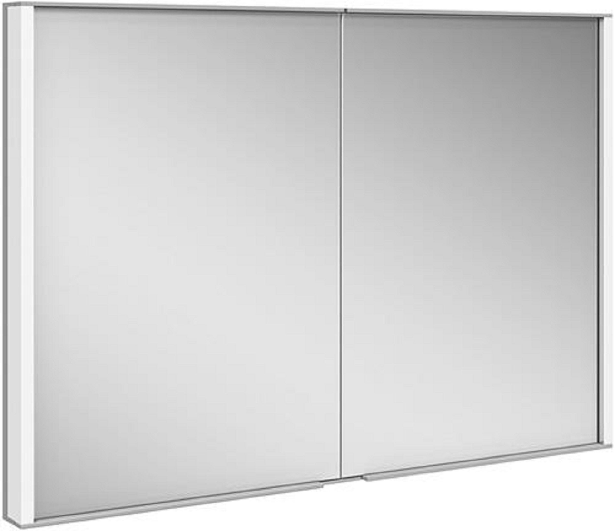 Spiegelschrank | ROYAL MATCH | Wandeinbau | 1000 x 700 x 149 mm | silber-gebeizt-eloxiert