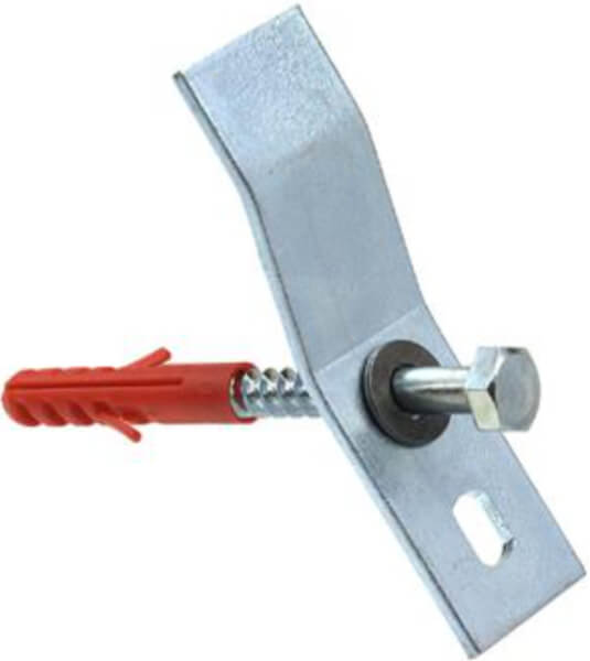 Wandhalterung aus Stahl mit Schraube und Dübel für Zilmet Membran-Druckausdehnungsgefäße ZIFLEX H