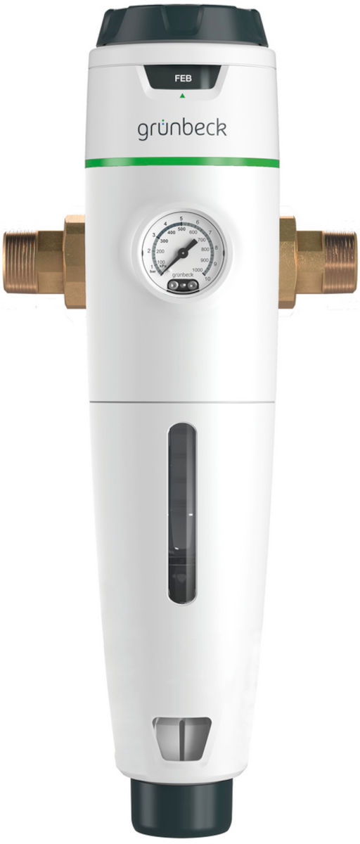 Grünbeck Automatikfilter pureliQ:AD32 - inkl. Druckminderer | Home Perfect Grünbeck Automatikfilter pureliQ:AD32 - inkl. Druckminderer, Frontansicht, vor weißem Hintergrund