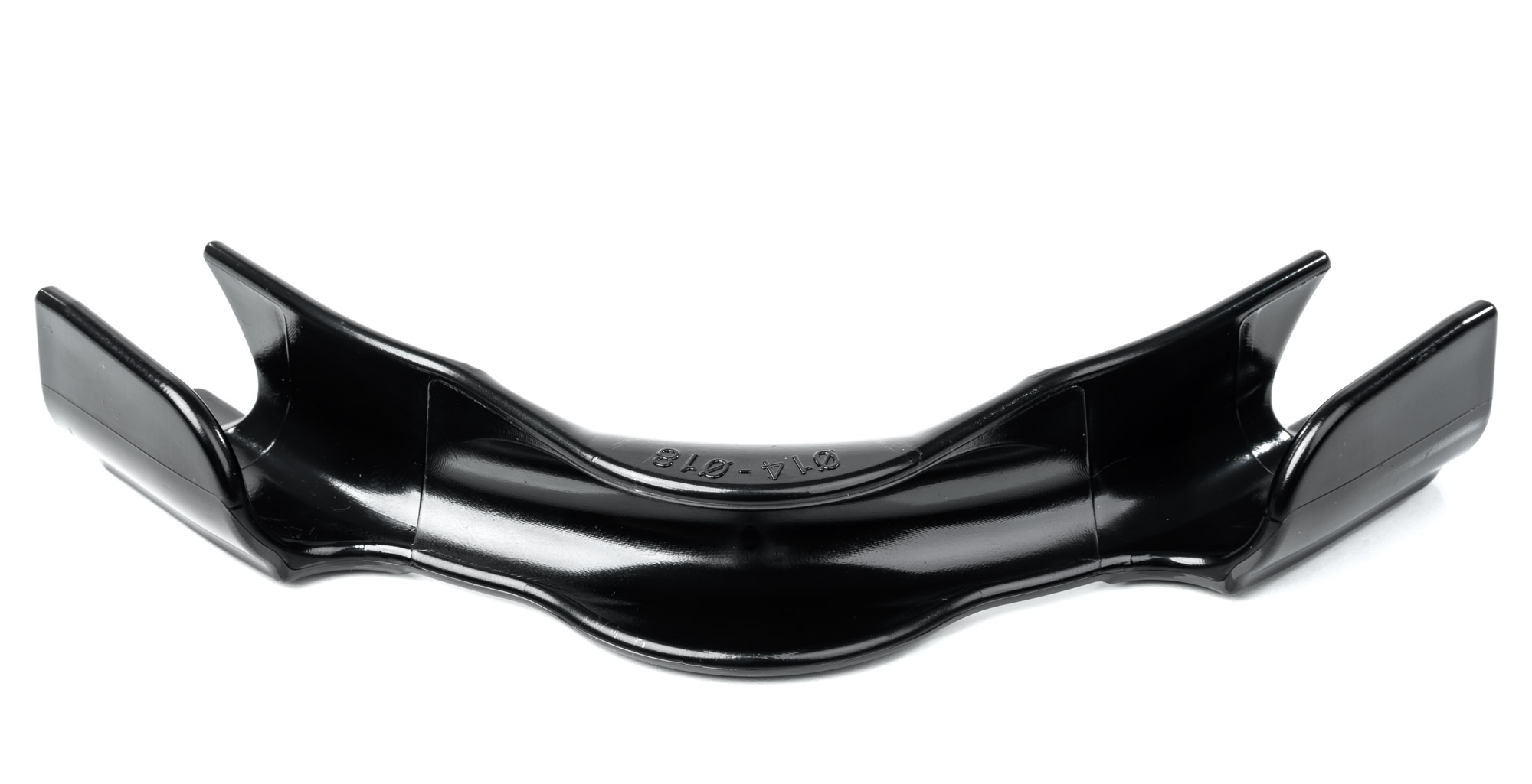 Winkelspange für Heizrohre 10-12 mm zum Umlenken Winkelspange für Heizrohre von vorne