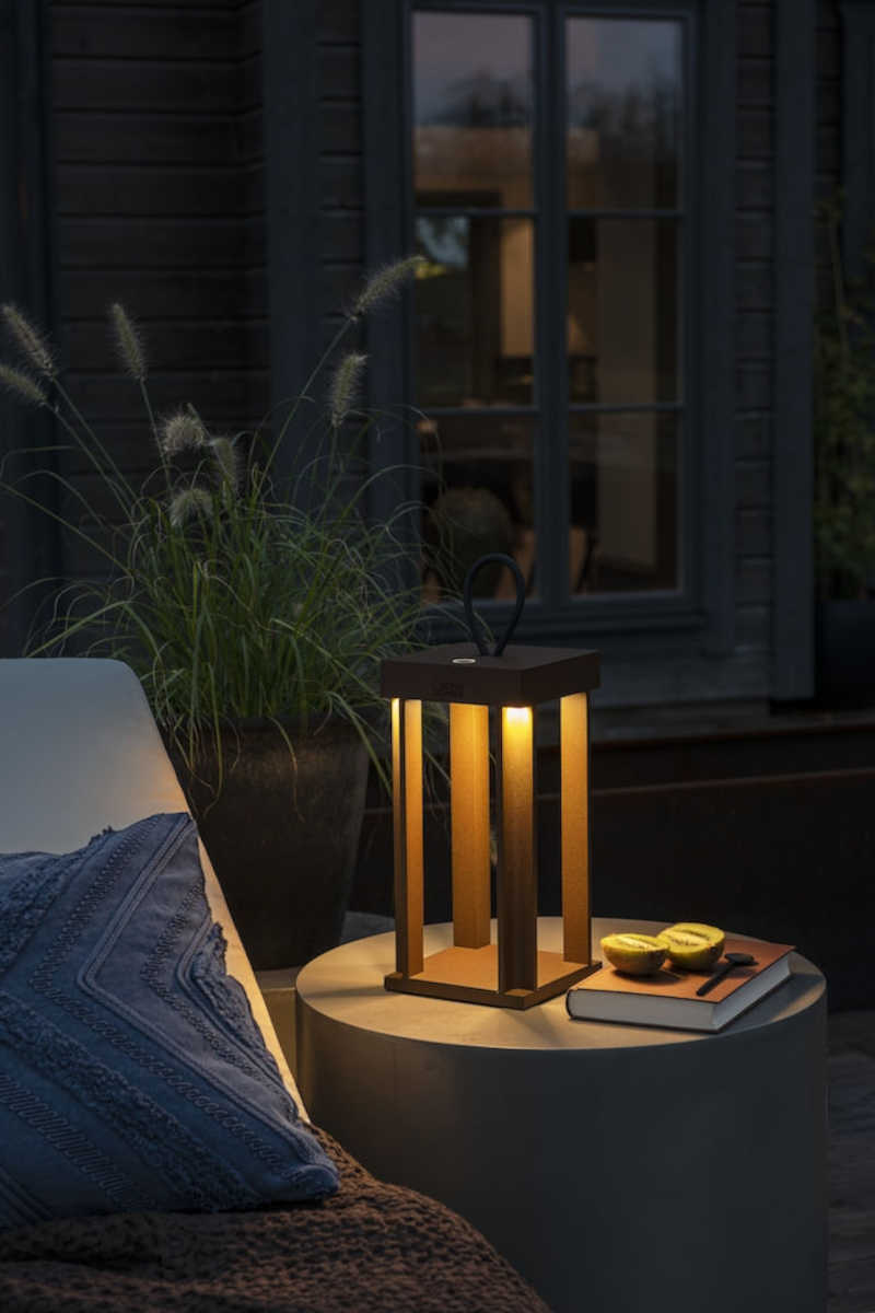 Konstsmide Cannes USB-Laterne 42cm Rost | Home Perfect