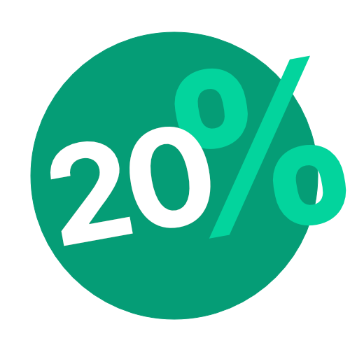 Icon 20 Prozent