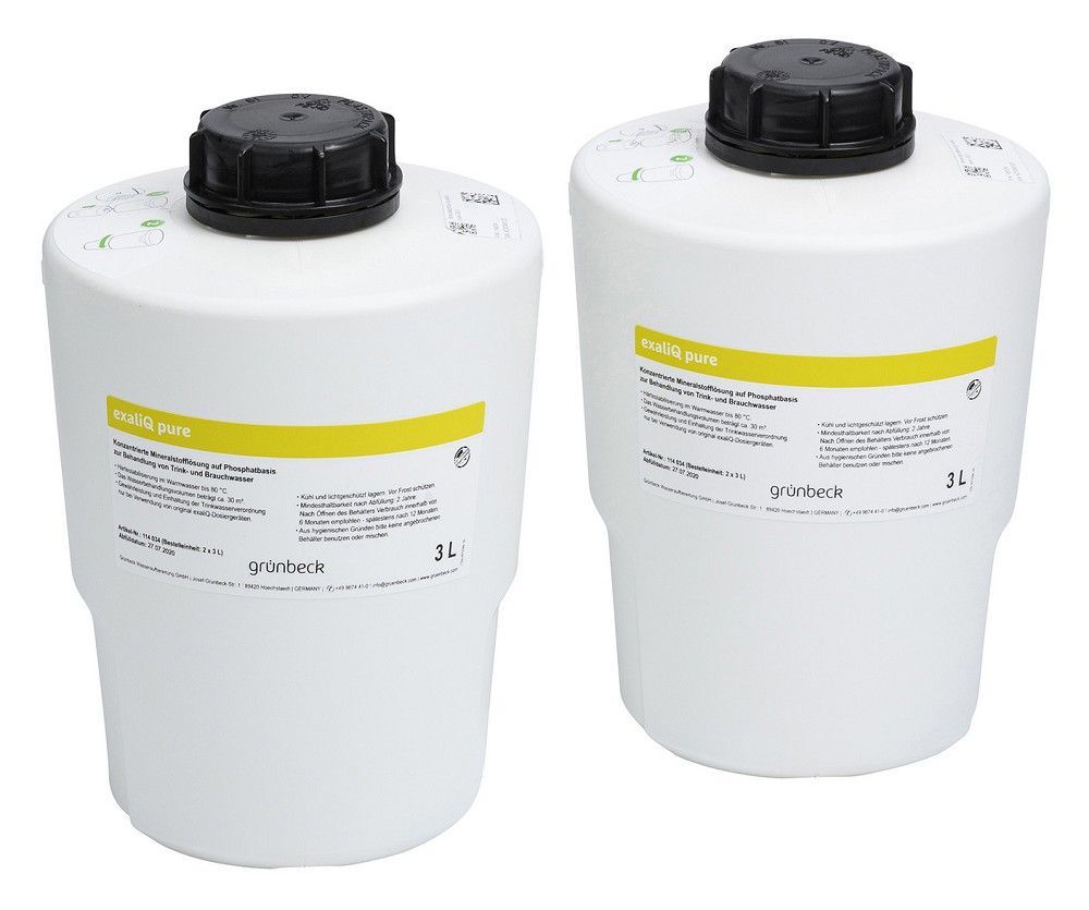 Grünbeck Mineralstofflösung exaliQ pure | Härtestabilisierung | 2 x 3 l | 114034 Grünbeck Mineralstofflösung exaliQ pure | Härtestabilisierung | 2 x 3 l | 114034