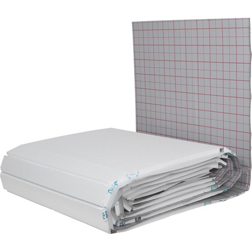 10-200 m² Tackersystem Fußbodenheizung Set – Multidämmrolle 20-2 WLG045 – PE-RT 17×2 – VA 10 – ohne Regeltechnik