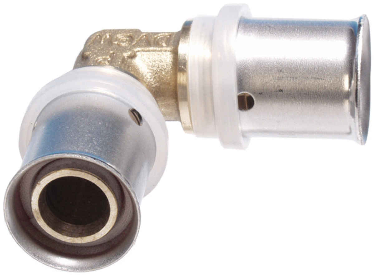 Pressfitting Winkel 90° 26 x 3 mm Pressfitting Winkel 90° 26 x 3 mm