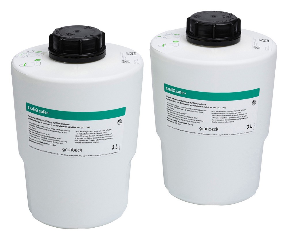 Grünbeck Mineralstofflösung exaliQ safe+ | 2 x 3 Liter Flasche | 114033 Grünbeck Mineralstofflösung exaliQ safe+ | 2 x 3 Liter Flasche | 114033