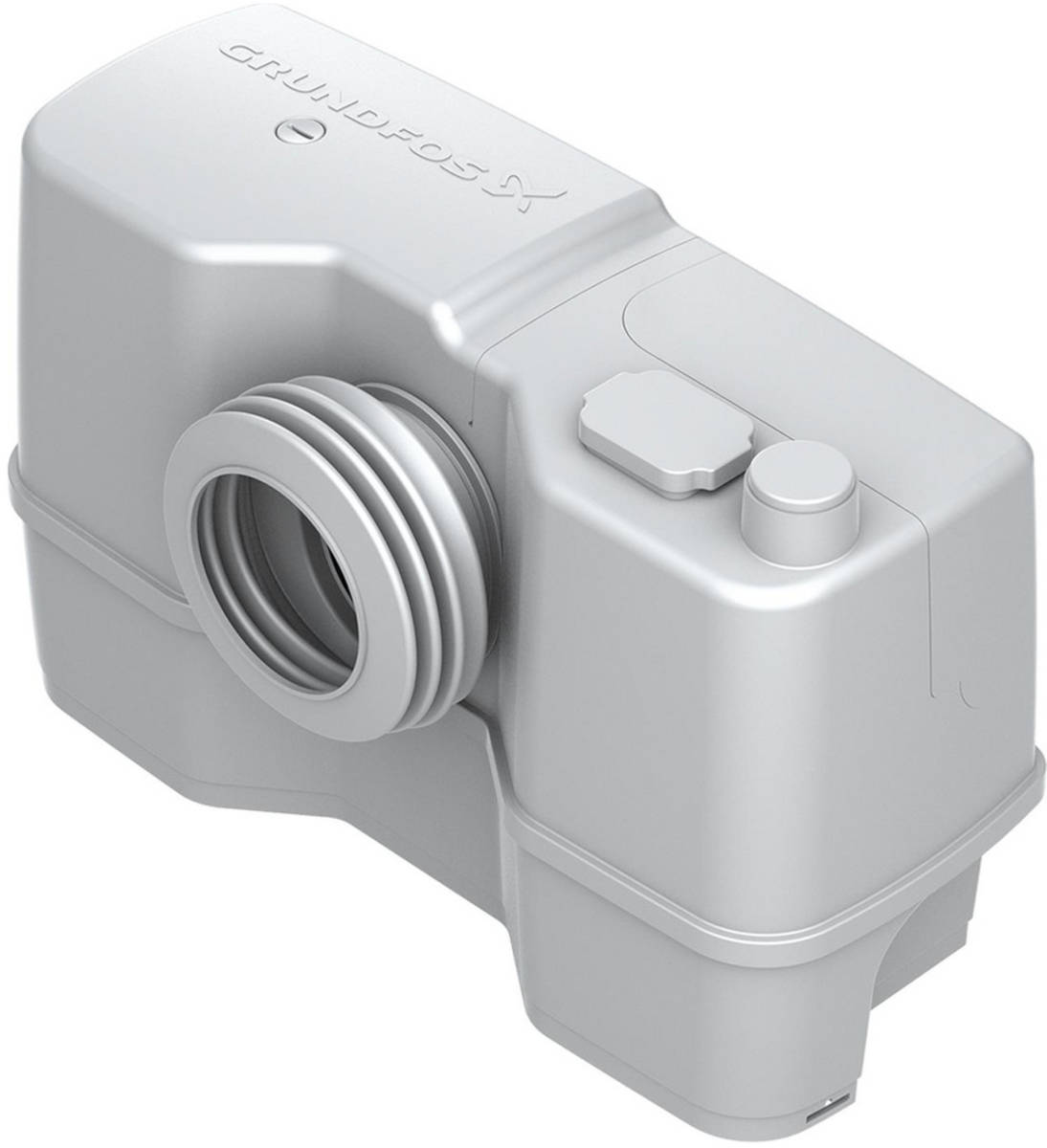 GRUNDFOS-Kleinhebeanlage Sololift2 WC-3 0,6kW 230V | Home Perfect GRUNDFOS-Kleinhebeanlage Sololift2 WC-3 0,6kW 230V, Vorderansicht, vor weißem Hintergrund