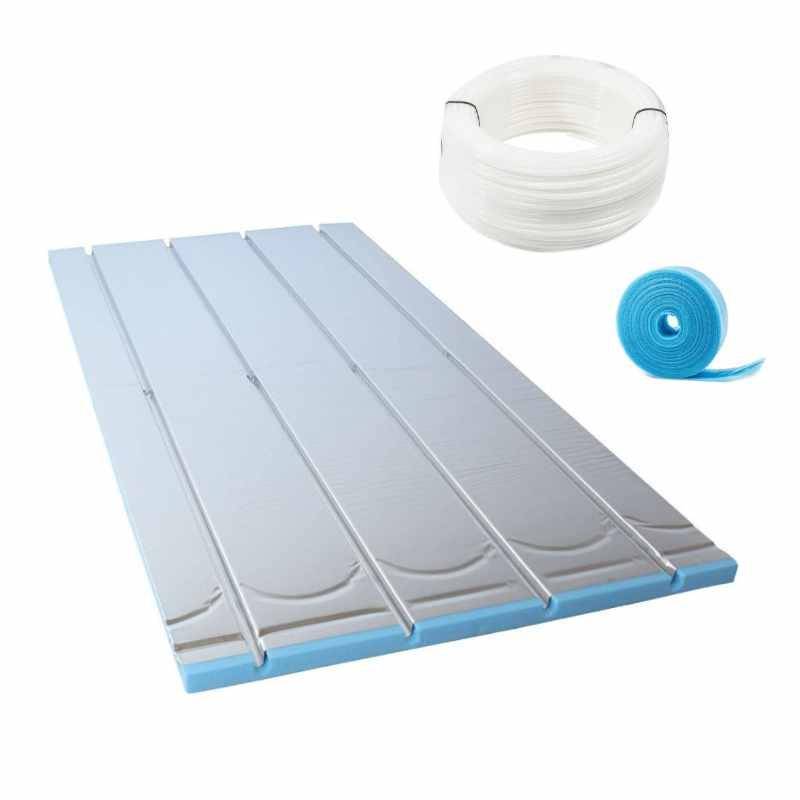 10 m² XPS 500 Trockenbau Fußbodenheizung Set – PE-RT 16×2 – VA 15 – ohne Ausgleichsplatte