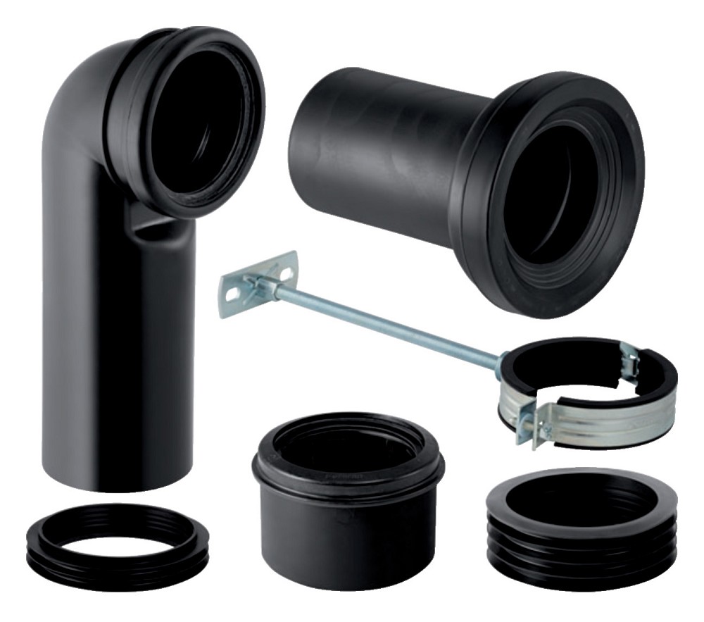 Geberit Set Anschlussbogen 90° f. Stand-WC 131.082.16.1 Geberit Set Anschlussbogen 90° f. Stand-WC 131.082.16.1