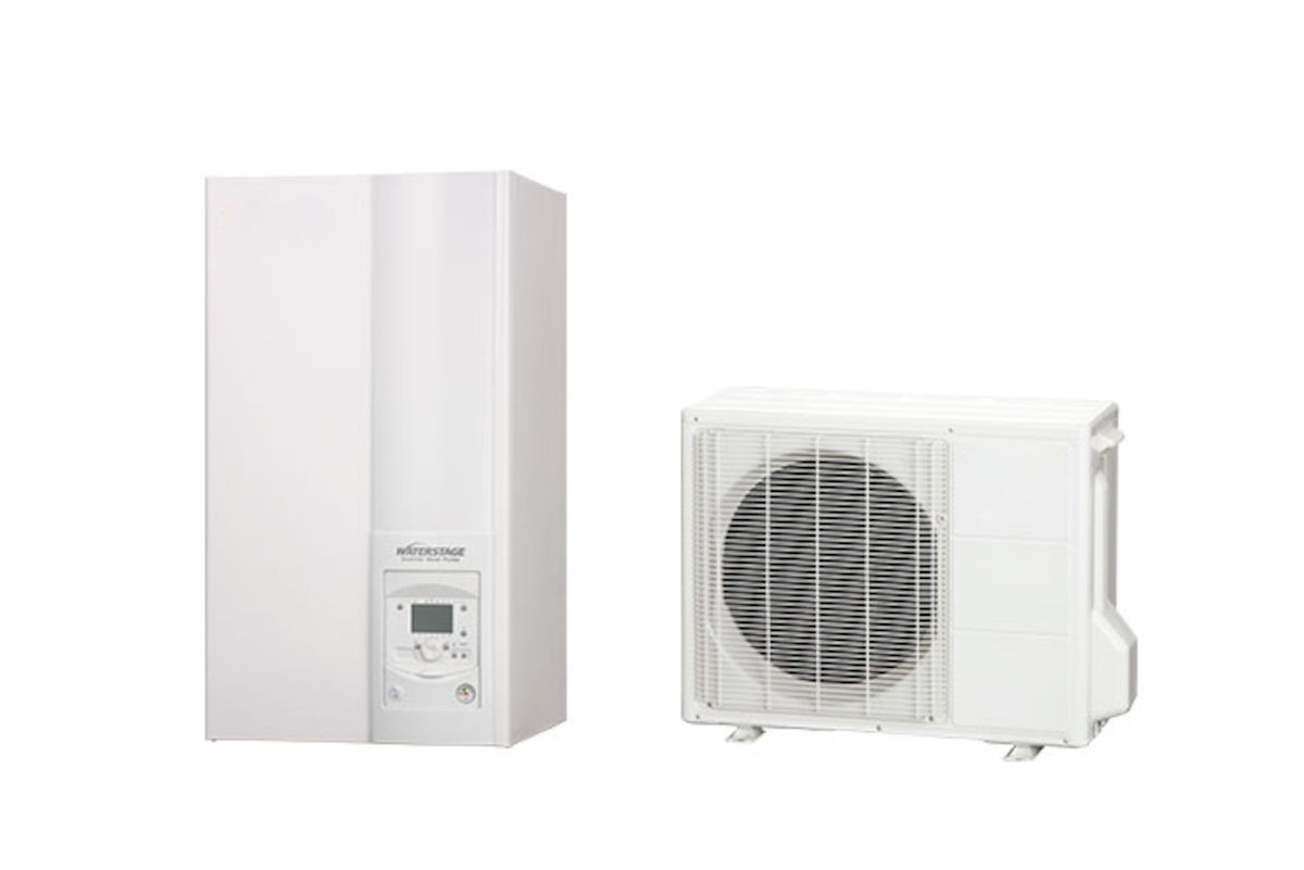 Fujitsu Wärmepumpen-Set, R32, 150 - 170 m², Wärmepumpe Komfort Single, vor weißem Hintergrund