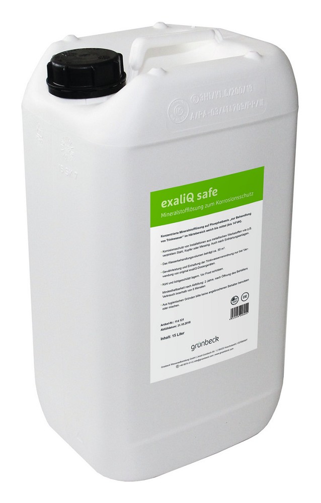 Grünbeck Mineralstofflösung exaliQ safe | Korrosionsschutz | 15 Liter | 114072