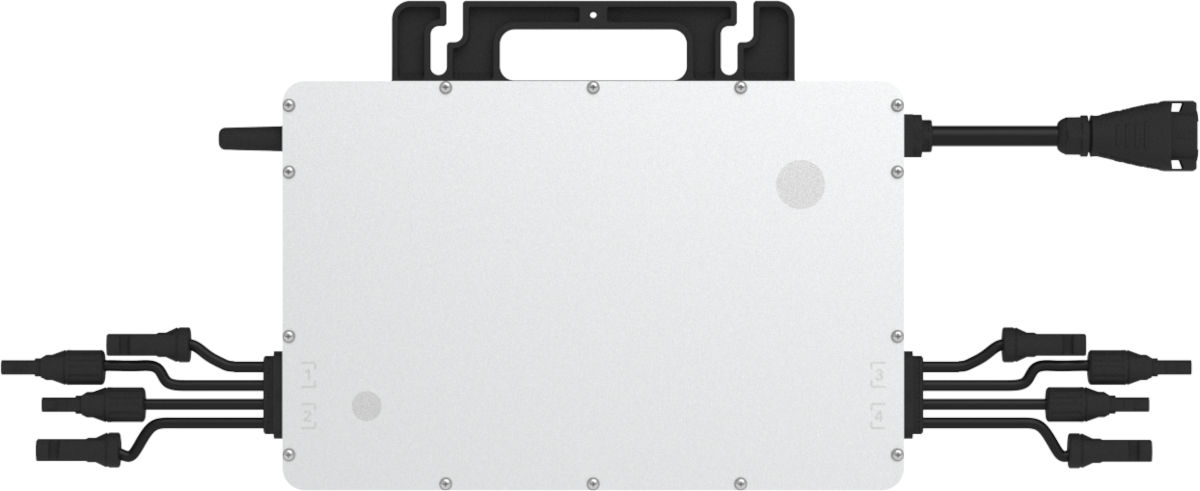 Hoymiles Mikro-Wechselrichter HMS-1600-4T | Home Perfect Hoymiles Mikro-Wechselrichter HMS-1600-4T, Frontansicht, auf weißem Hintergrund