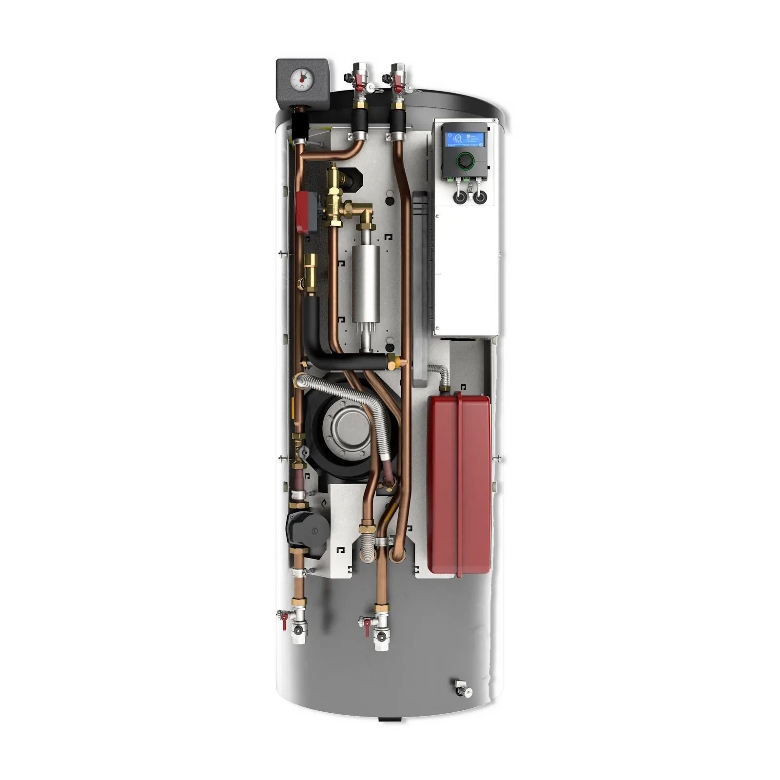alpha innotec HSV 280 Hydrauliktower mit 279 l Trinkwarmwasser und 83 l Heizwasser