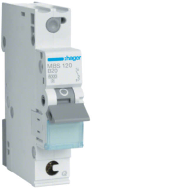 Hager LS-Schalter B20A 1-pol. 6kA