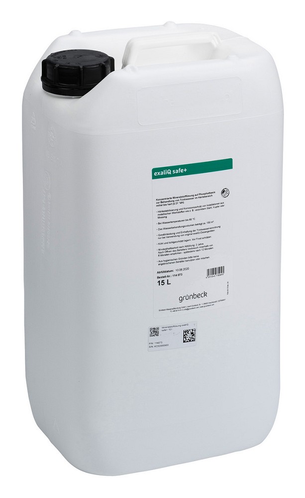 Grünbeck Mineralstofflösung exaliQ safe+ | 15 Liter Kanister | 114073 Grünbeck Mineralstofflösung exaliQ safe+ | 15 Liter Kanister | 114073
