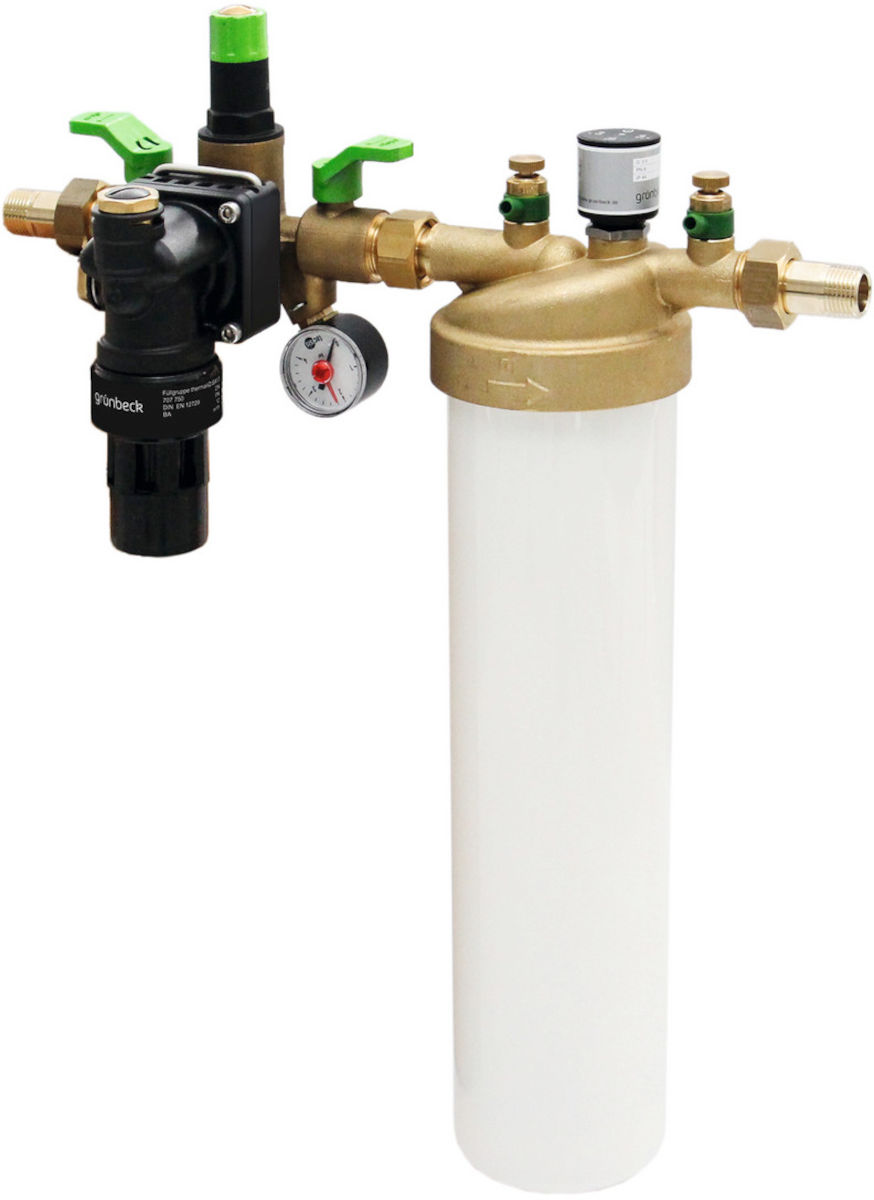 Grünbeck Füllstrecke thermaliQ:FB2 | Home Perfect Grünbeck Füllstrecke thermaliQ:FB2, Frontansicht, vor weißem Hintergrund