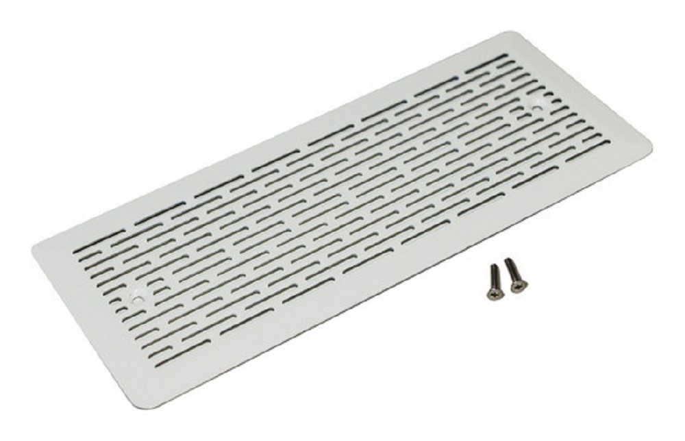 Abdeckgitter Wandauslass Aluminium weiss