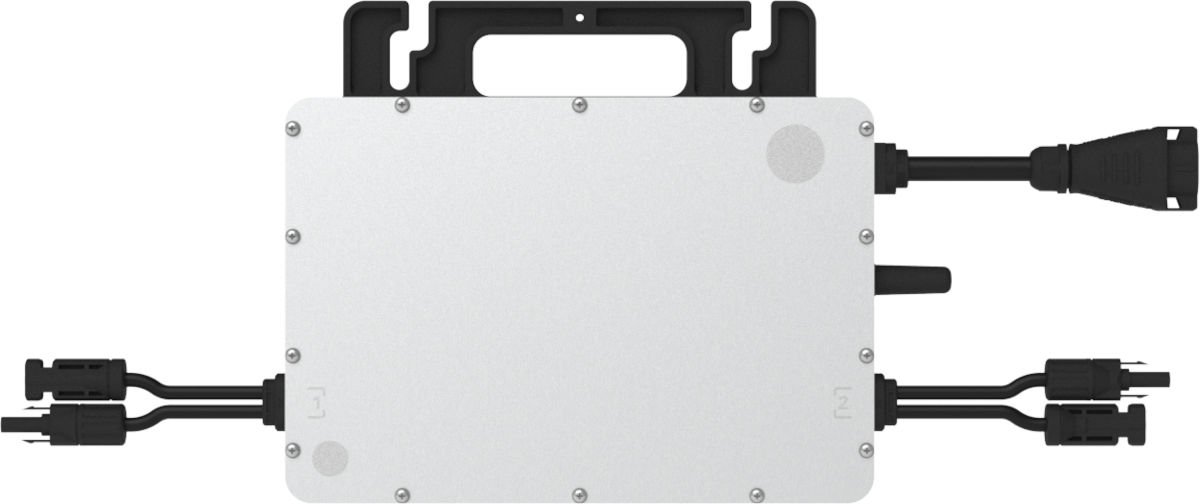 Hoymiles HMS-800-2T 800W | Home Perfect Hoymiles HMS-800-2T 800W, Frontalansicht, auf weißem Hintergrund