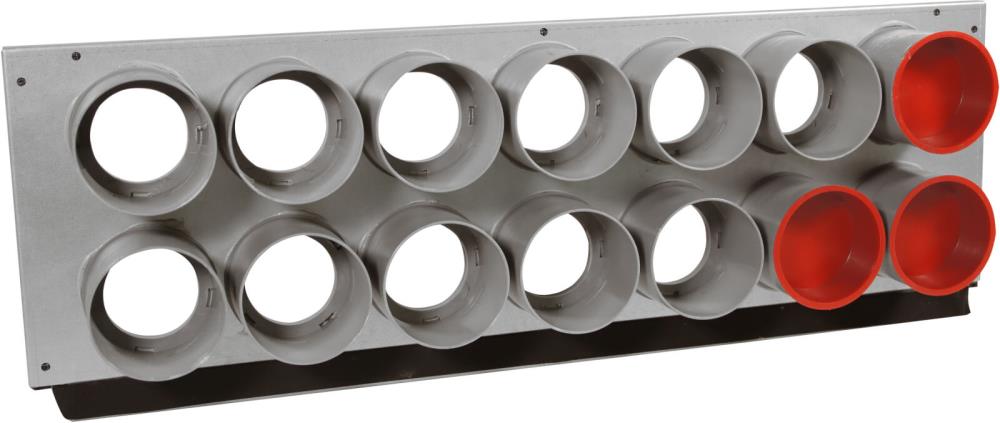 Luftverteiler Verteilerfront AirFlex, 14 x Ø 63 mm, 575 x 200 mm Luftverteiler Verteilerfront AirFlex, 14 x Ø 63 mm, 575 x 200 mm