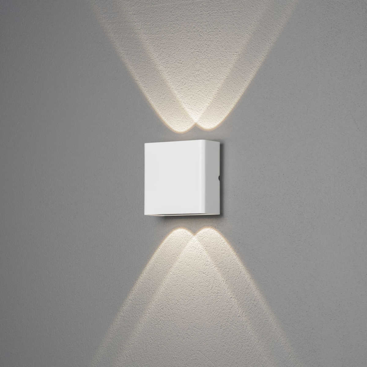 Konstsmide Chieri Wandleuchte 2x2 LED weiss | Home Perfect