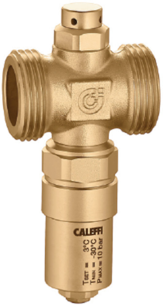 Clivet Frostschutz-Sicherheitsventil, für Edge F-WP 1 1/4 Zoll | Home Perfect Clivet Frostschutz-Sicherheitsventil, für Edge F-WP 1 1/4 Zoll, Frontalansicht, vor weißem Hintergru