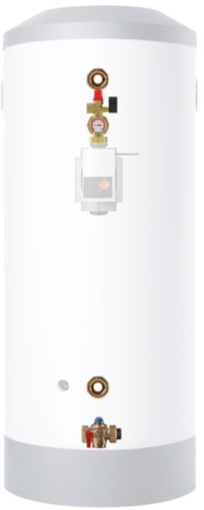 Stiebel Eltron Kompaktinstallation WPKI 5, Frontalansicht vor weißem Hintergrund