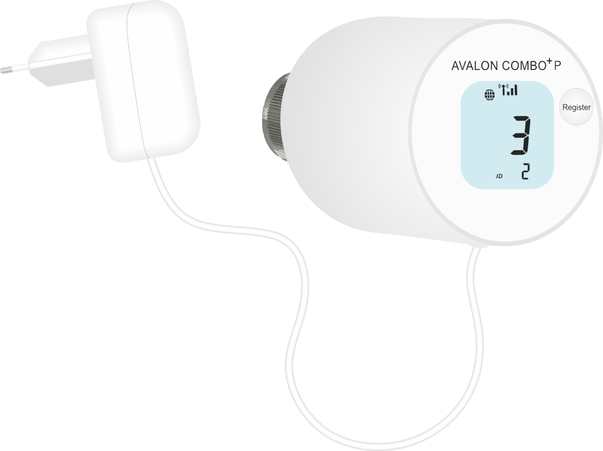 Blossom IC Avalon Combo+ P Stellantrieb, 230V ACSD-3939 | Home Perfect Blossom IC Avalon Combo+ P Stellantrieb, 230V ACSD-3939, Seitenansicht, Grafik