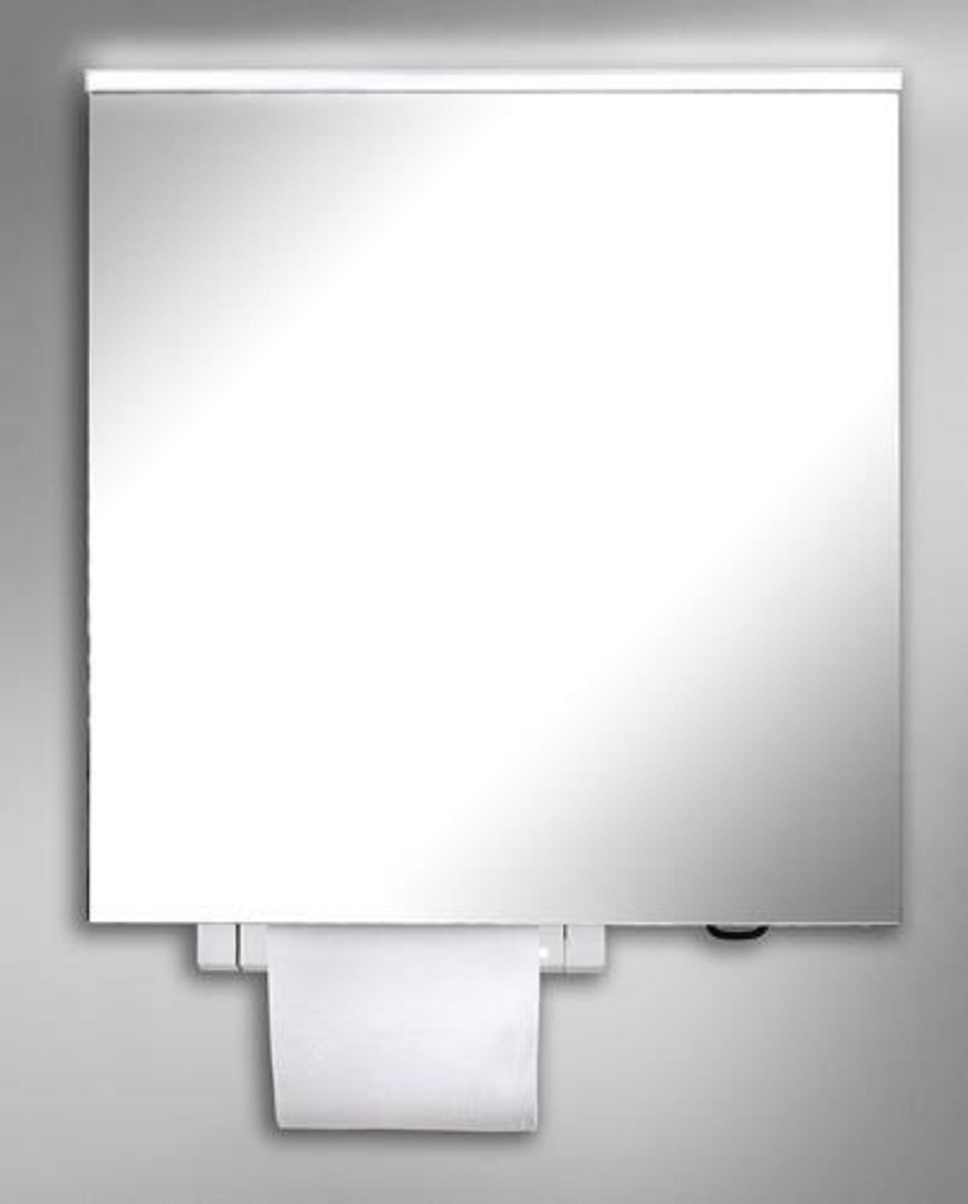 Spiegelschrankmodul | ObjektLine | 600 mm, mit Klappbeschlag | weiß