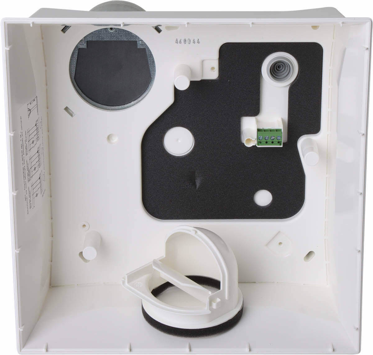 ZEWO SmartFan 2.0 Aufputzgehäuse ER-APB mit Brandschutz | Home Perfect ZEWO SmartFan 2.0 Aufputzgehäuse ER-APB mit Brandschutz, Innenansicht, vor weißem Hintergrund