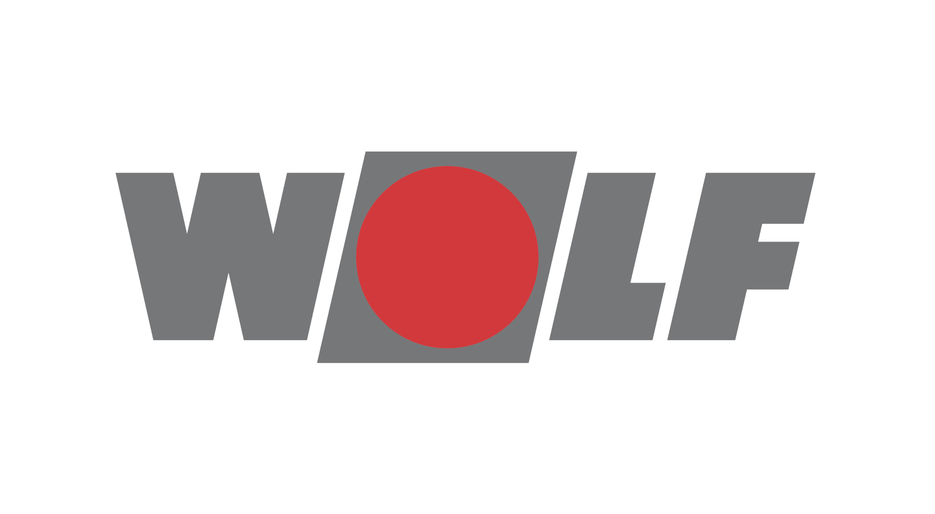 Wolf Logo vor weißem Hintergrund